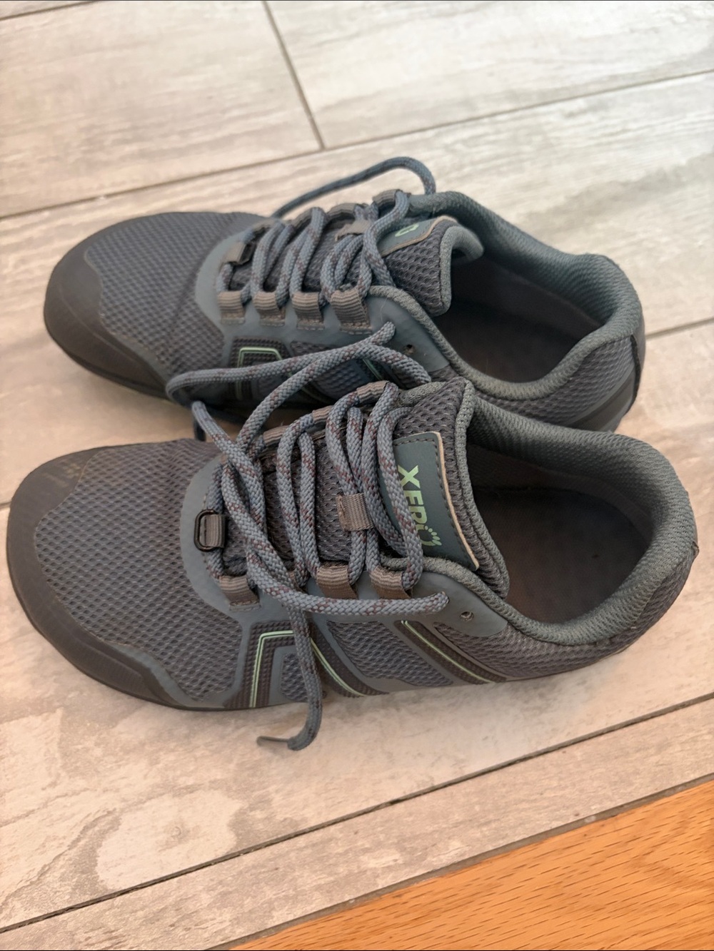 Women’s Grey Lace-Up Athletic Sneakers by Xero